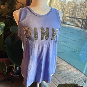 Victoria’s Secret PINK women’s size medium sequin tank top